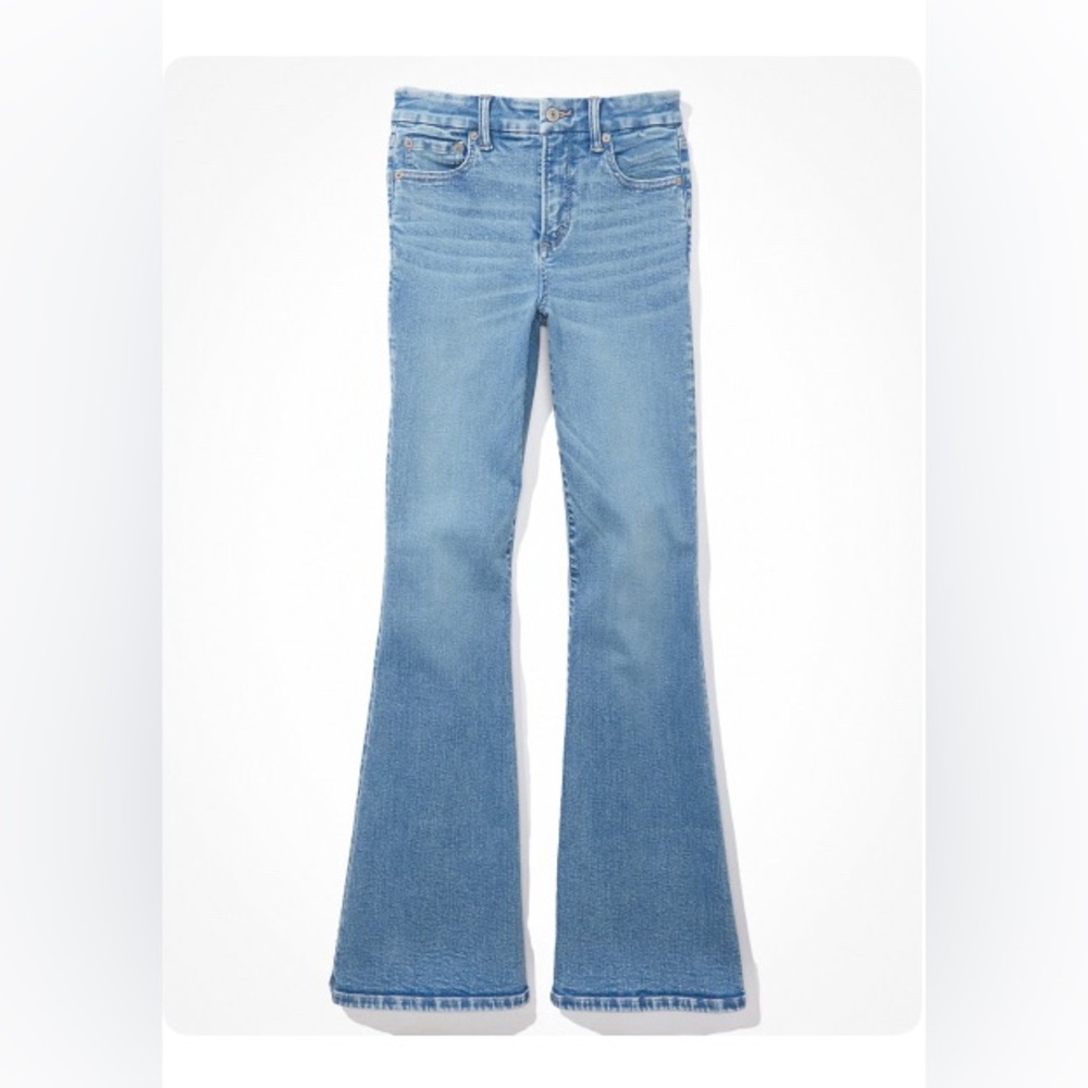 American Eagle Luxe Super High-Wasted Flare Jean